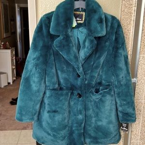 Warm faux fur winter coat… soft and cozy